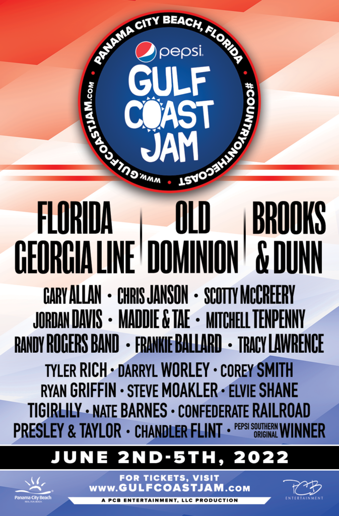 2022 Pepsi Gulf Coast Jam Lineup Announcement